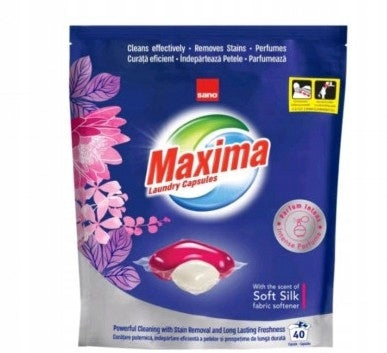 Sano Maxima Washing Capsules 40 pcs Soft Silk.