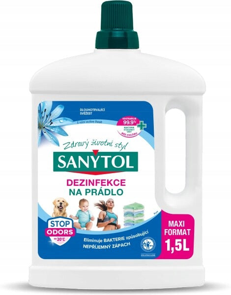 Sanytol Active Fresh dezinfekce na prádlo 1,5 l