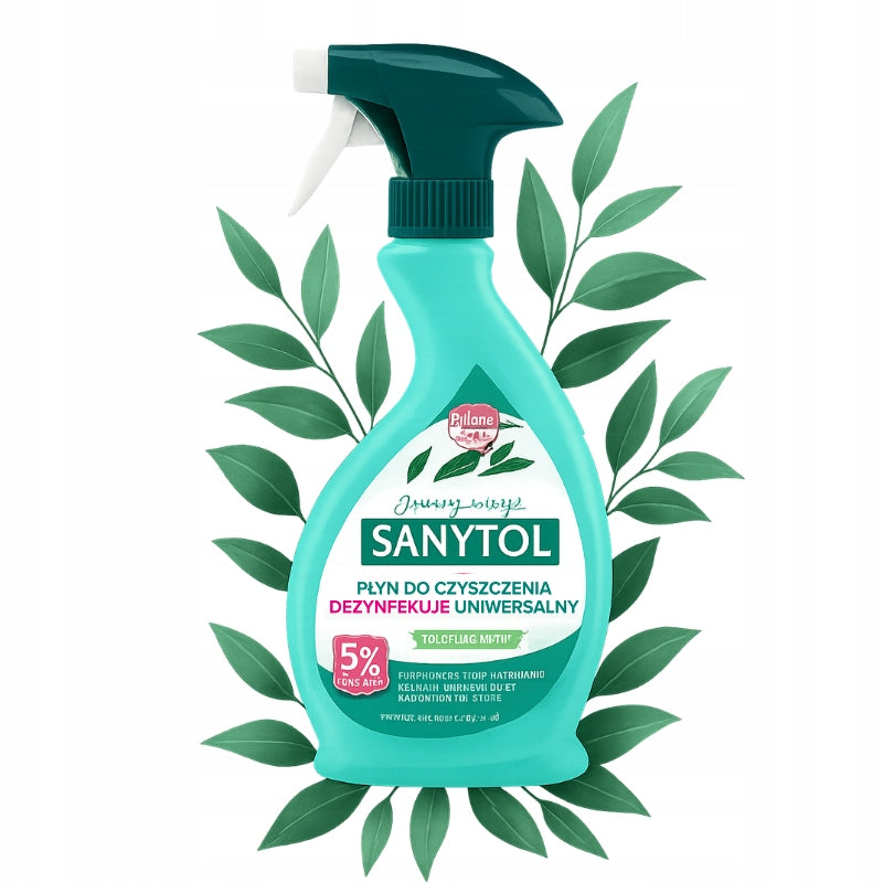 Sanytol Universal Liquid for Surface Disinfection Cleaning Eucalyptus Packaging status original