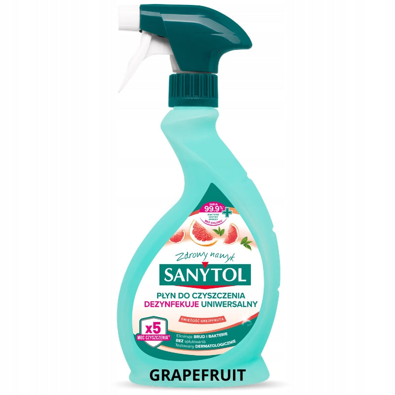 Sanytol Universal Liquid for Surface Disinfection Cleaning GRAPEFRUIT Manufacturer code 3045206312066