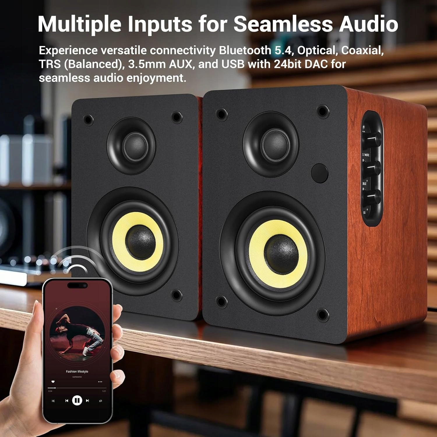 Sanyun SW206 80W Rack Speaker with Hi-Fi and Bluetooth Mode Manufacturer code SW206