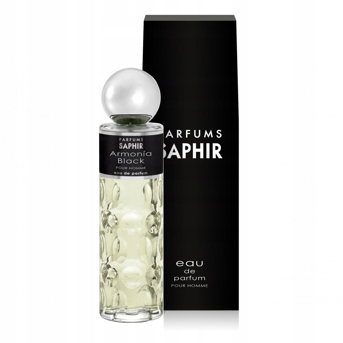 Saphir Armonia Black Pour Homme 200 ml Eau de Parfum man EDP Manufacturer code 8424730005821
