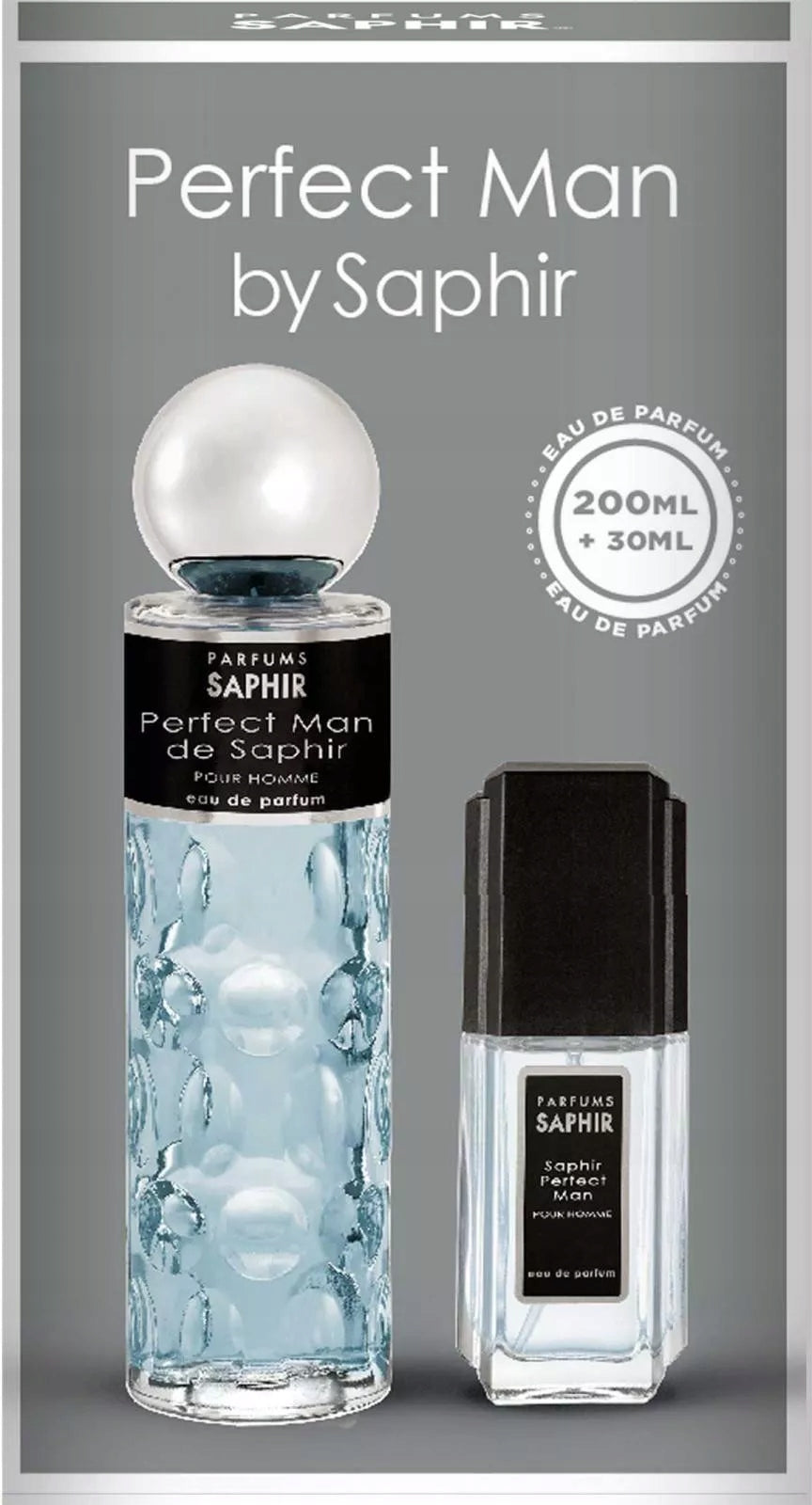 Saphir Perfect Man Men's Citrus Perfume Set 200 ml + 30 ml