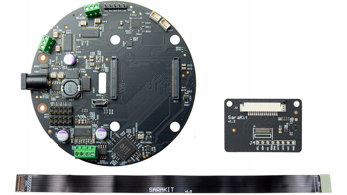 SaraKIT PCB Set - board for Raspberry Pi CM4 with hub and ribbon