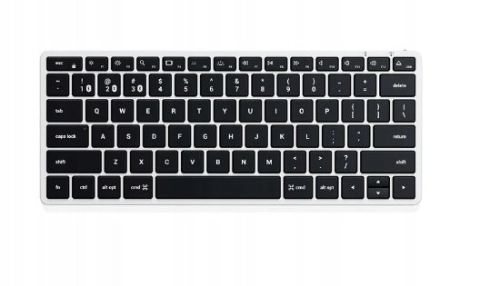 Satechi Slim X1 - Bluetooth keyboard for three USB-C devices (silver)