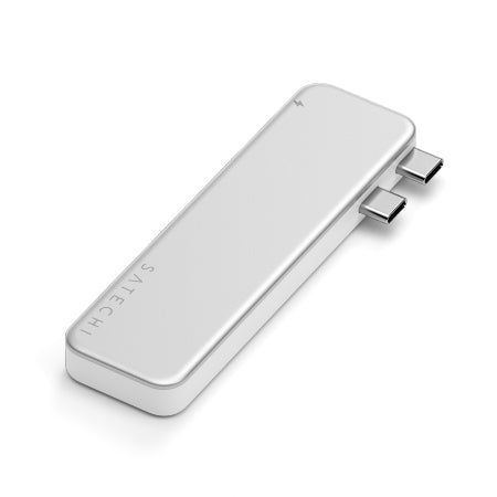 Satechi USB-C Snap Hub - HDMI 4K Adapter, SD Reader, PD 45W (Silver) Manufacturer Satechi
