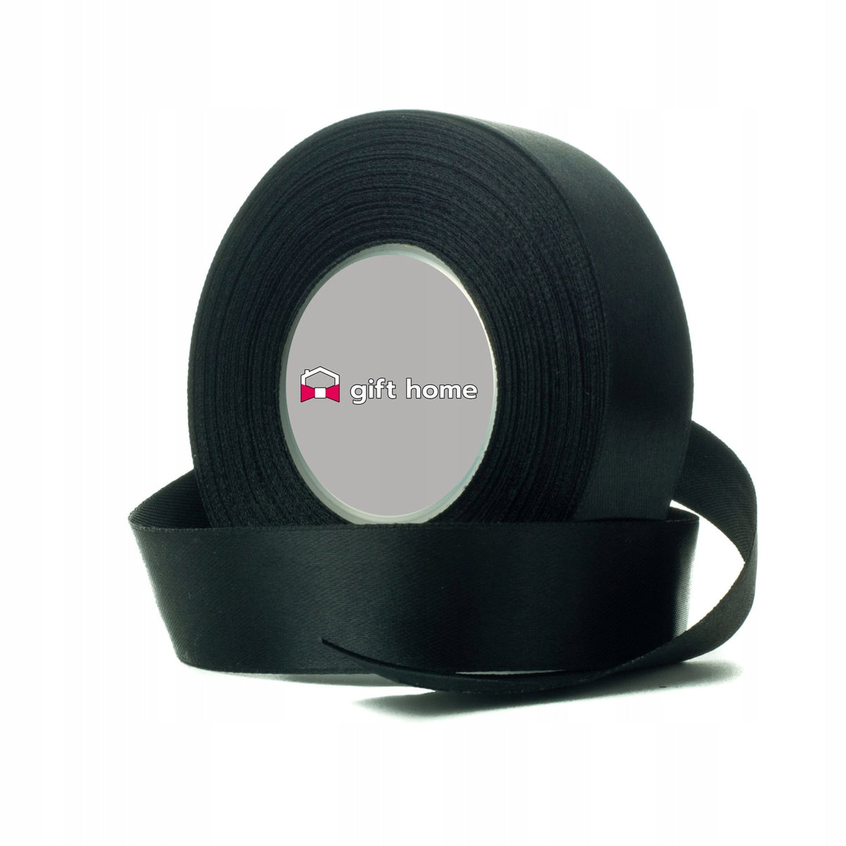Satin ribbon for gift wrapping 32 m black