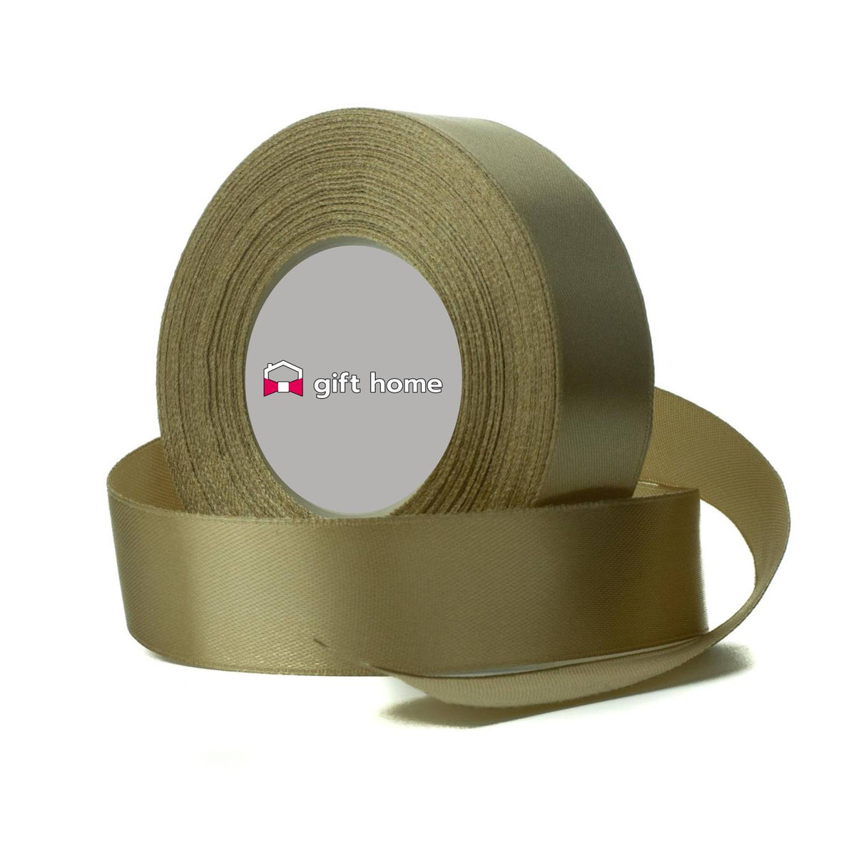 Satin ribbon for packaging 32 m gold