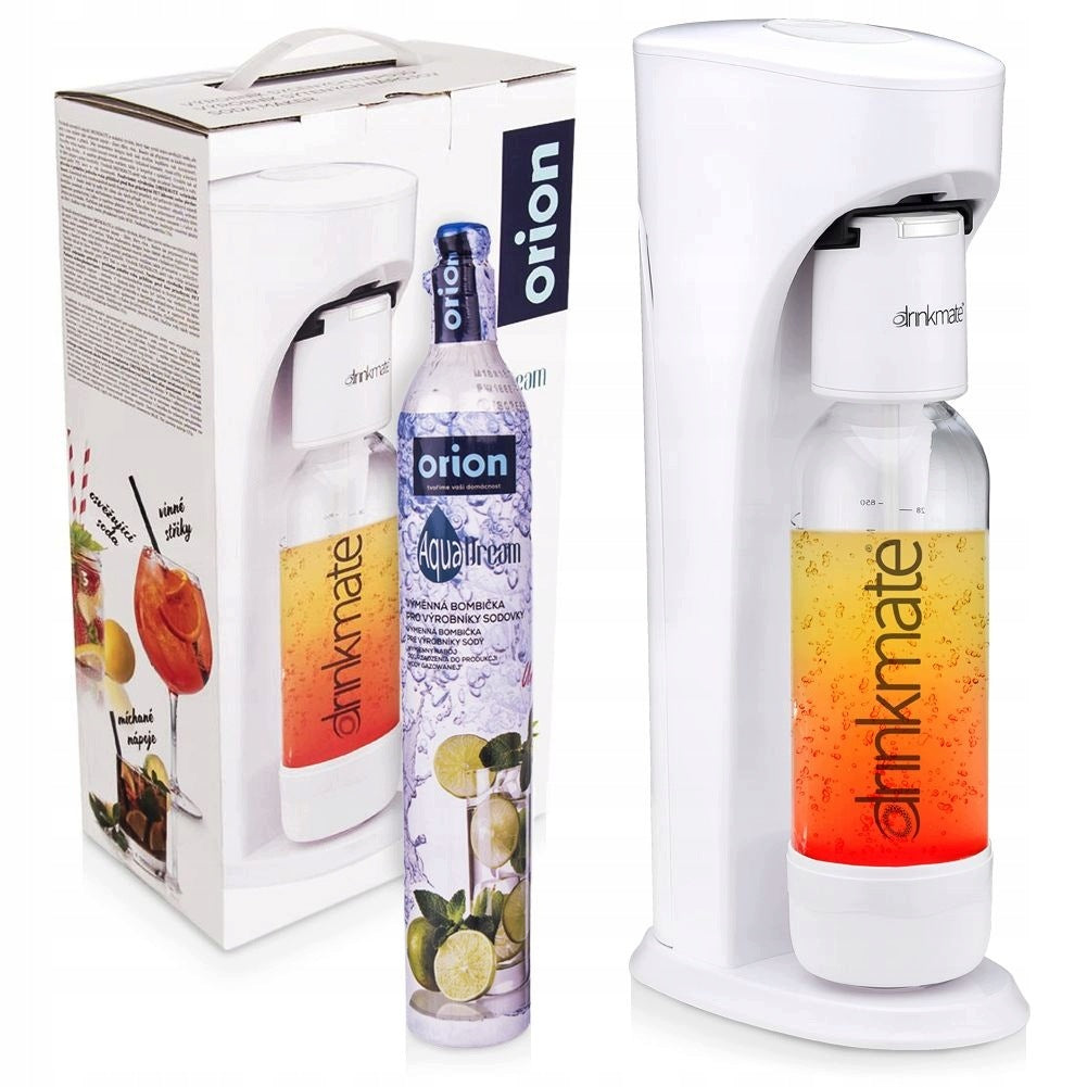 Saturator AQUADREAM siphon bottle for sparkling water gassing + cartridge