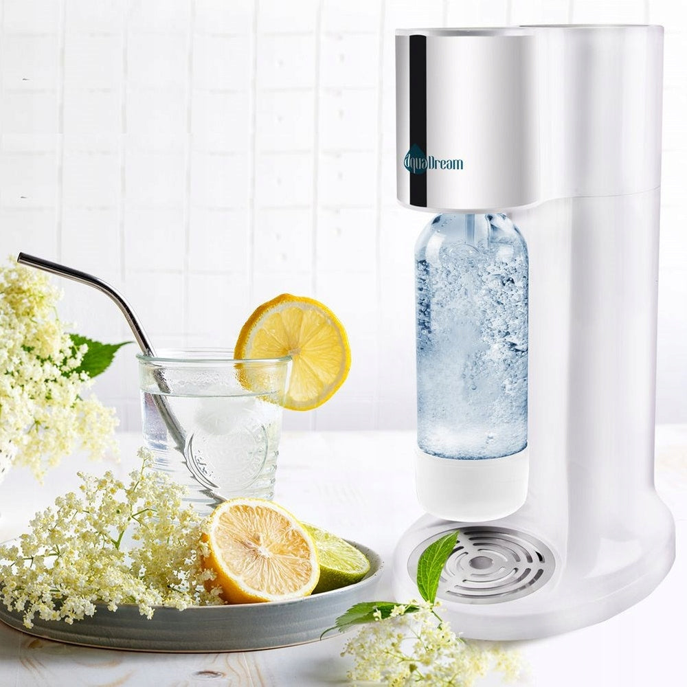 Saturator AQUADREAM siphon bottle for sparkling water gassing white Packaging status original