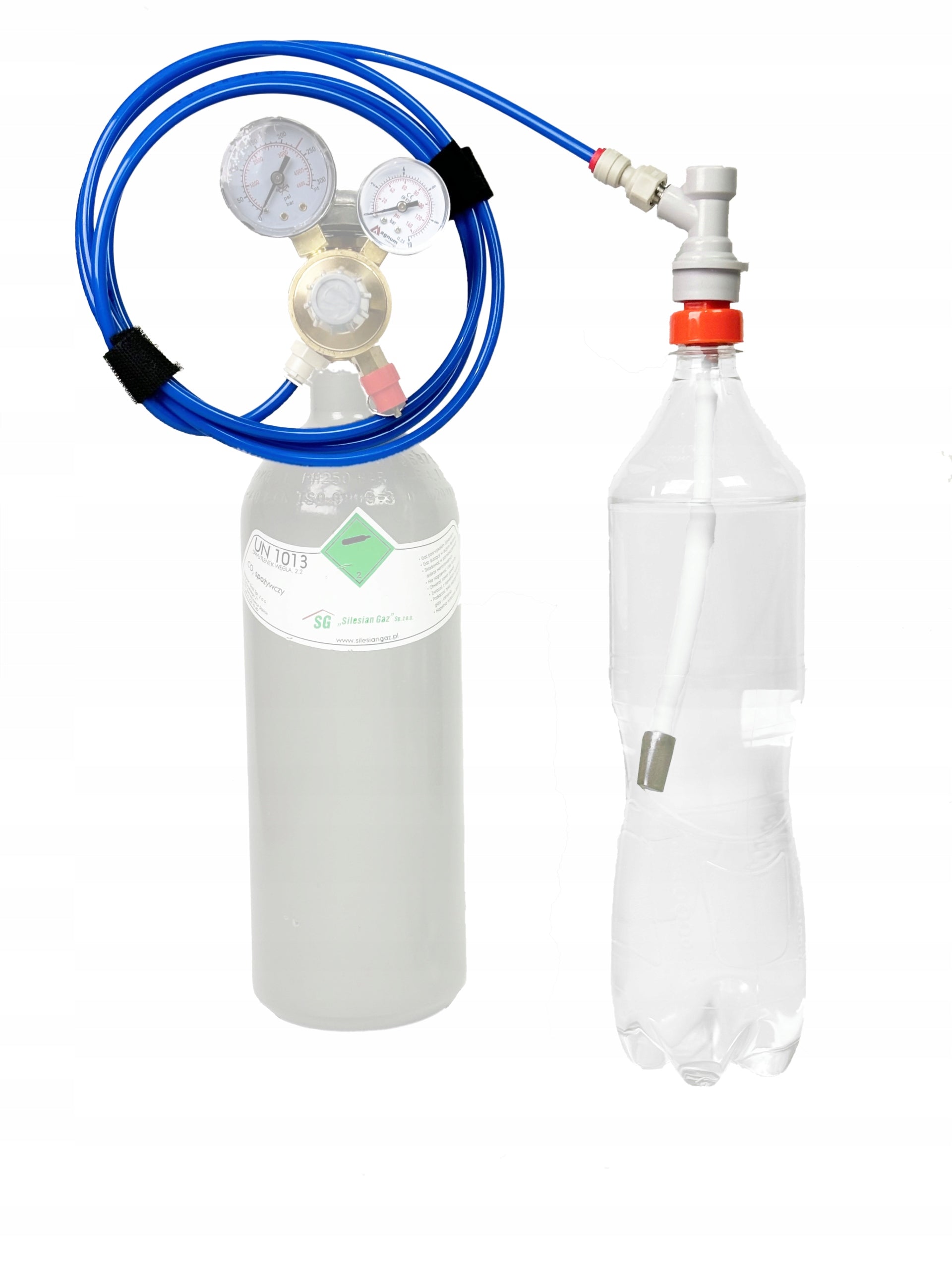 Saturator Siphon For Water Gasification Beverage Wine Beer Cider CO2