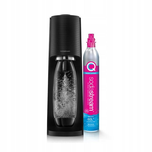 Saturator SodaStream Terra black 2 bottles + CO2 + recipe e-book Manufacturer code 5903829400233