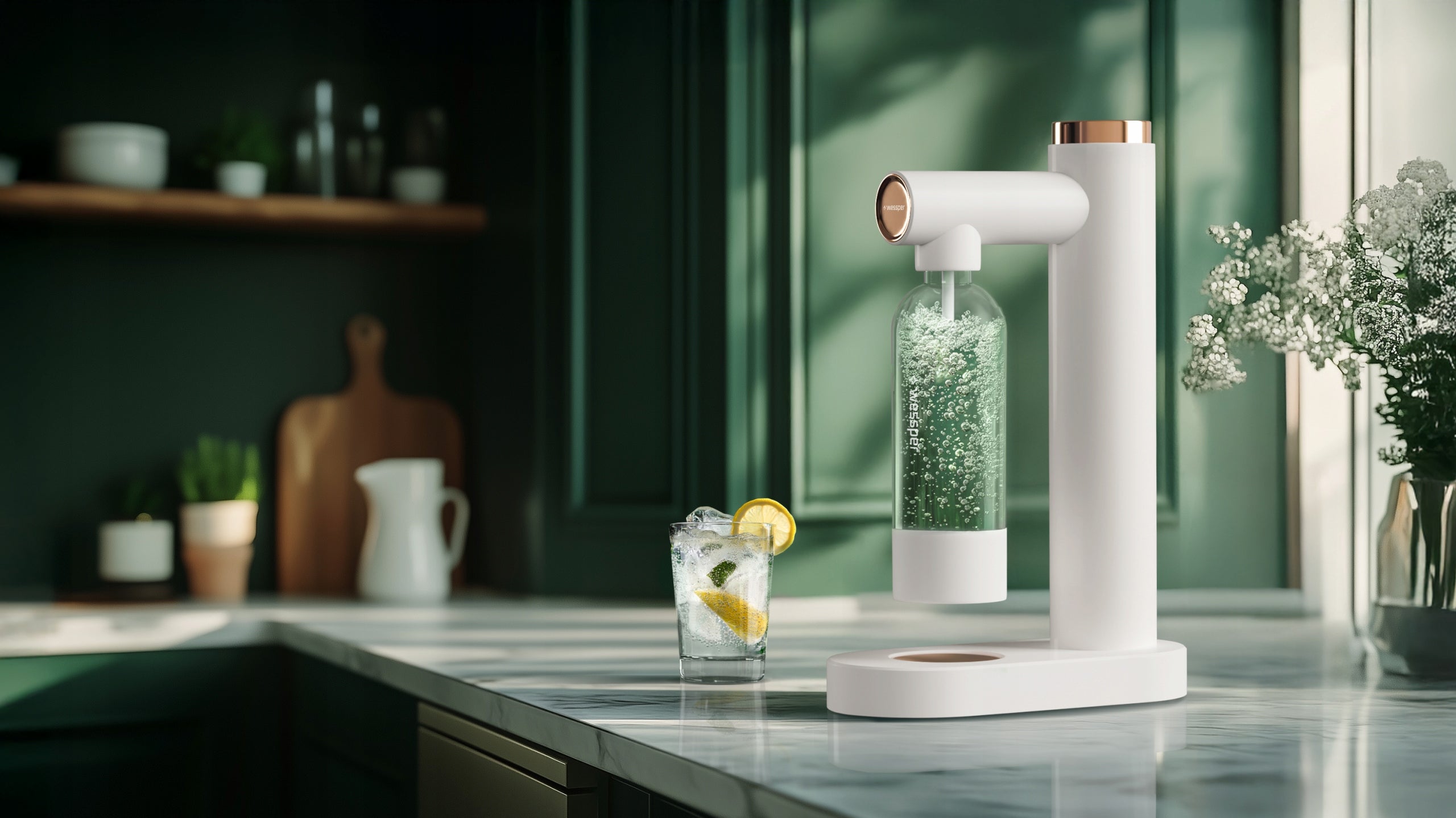 Saturator Wessper S1 Soda maker white bottle Co2 water bottle EAN (GTIN) 5902668914123