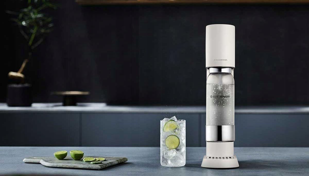 Saturator for gassing water SodaStream Enso Sand - Beige Brand SodaStream