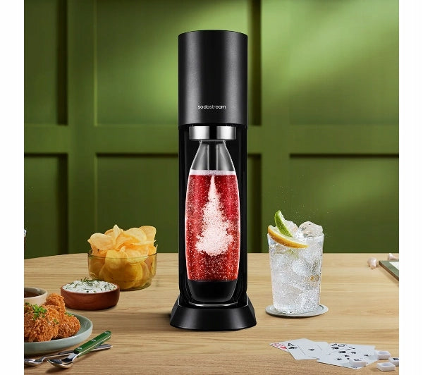 Saturator for sparkling water Sodastream Mix Black + CO2 cartridge + 1L bottle Brand SodaStream