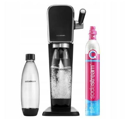 Saturator for water SodaStream ART + 1L bottle + cylinder CO2 cartridge SET