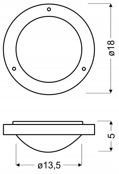 Candellux Deckenleuchte Aquila 18 