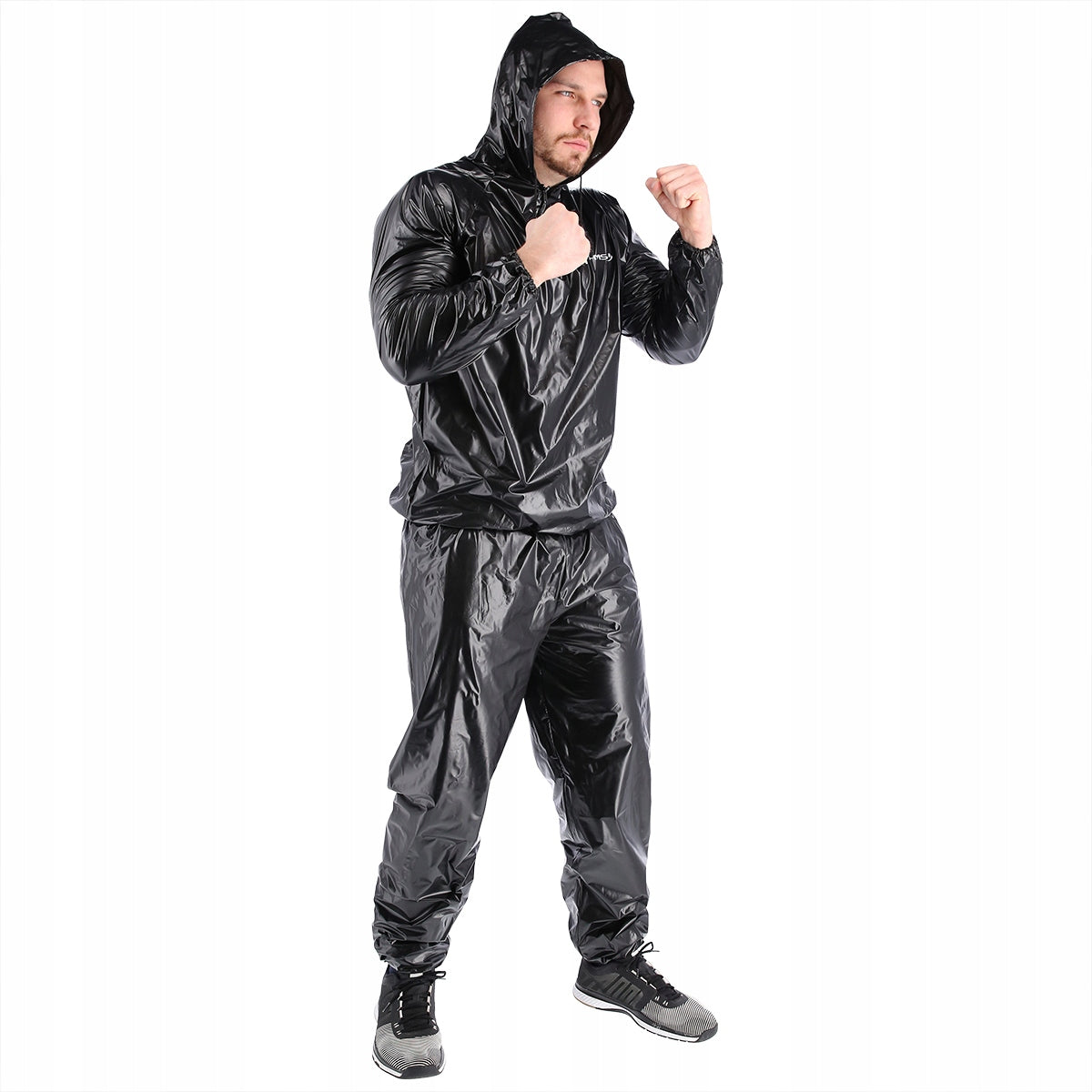 Sauna Tracksuit JUMPSUIT Two Piece Sports Training Outfit Breathable Brand HMS
