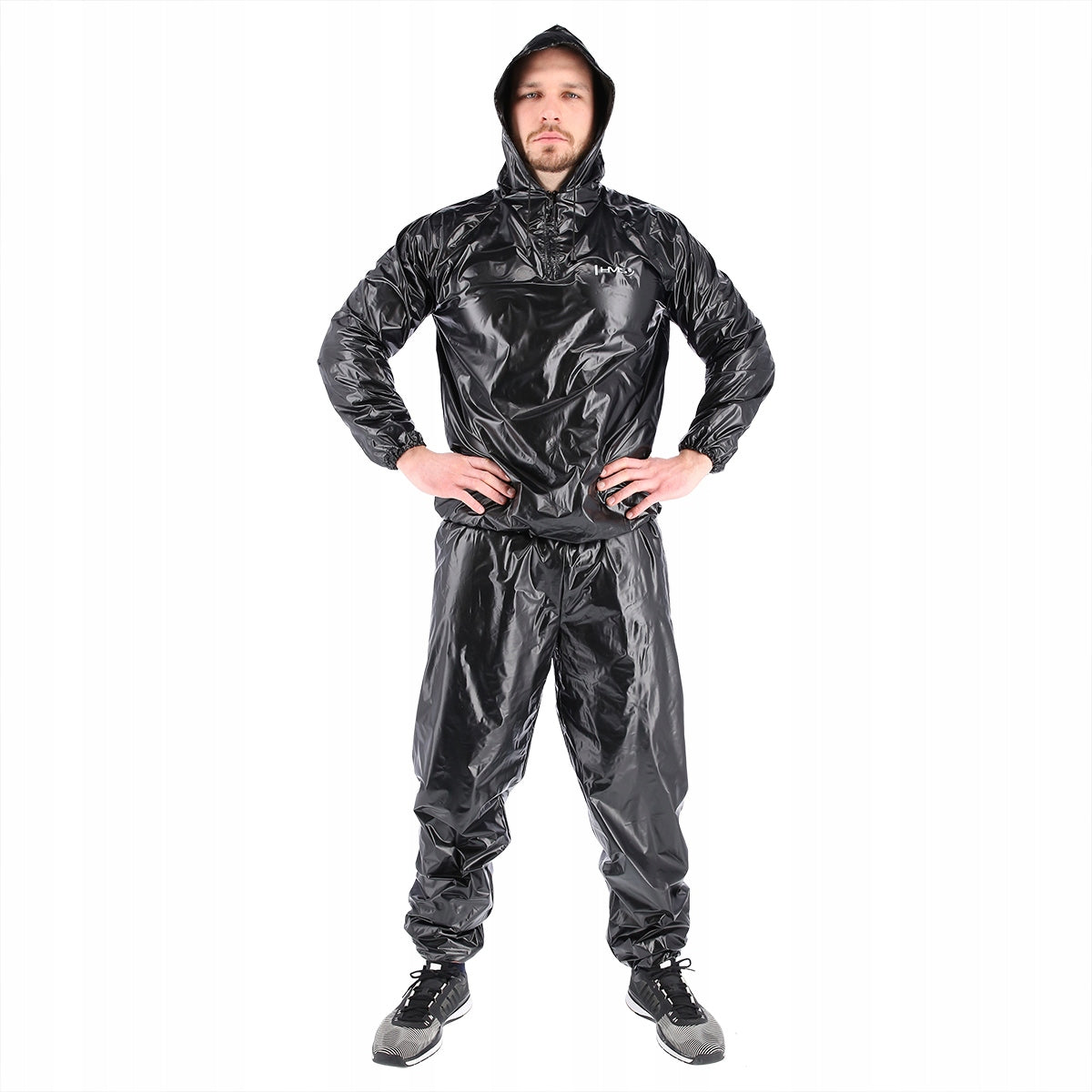 Sauna Tracksuit JUMPSUIT Two Piece Sports Training Outfit Breathable Size universal