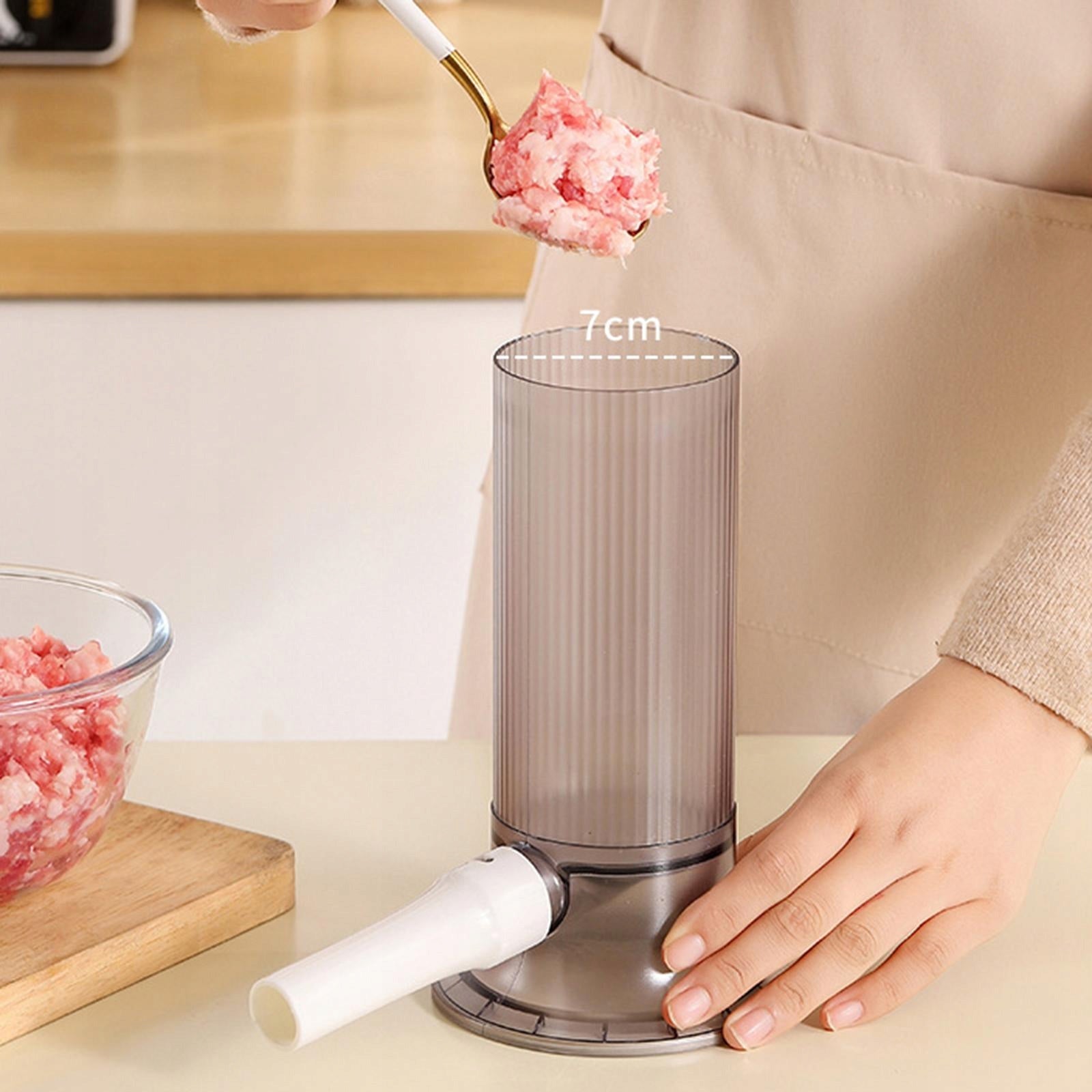 Sausage Stuffer Machine Meat Stuffer Sausage Filling Homemade Clear Gray Manufacturer code 15570104095
