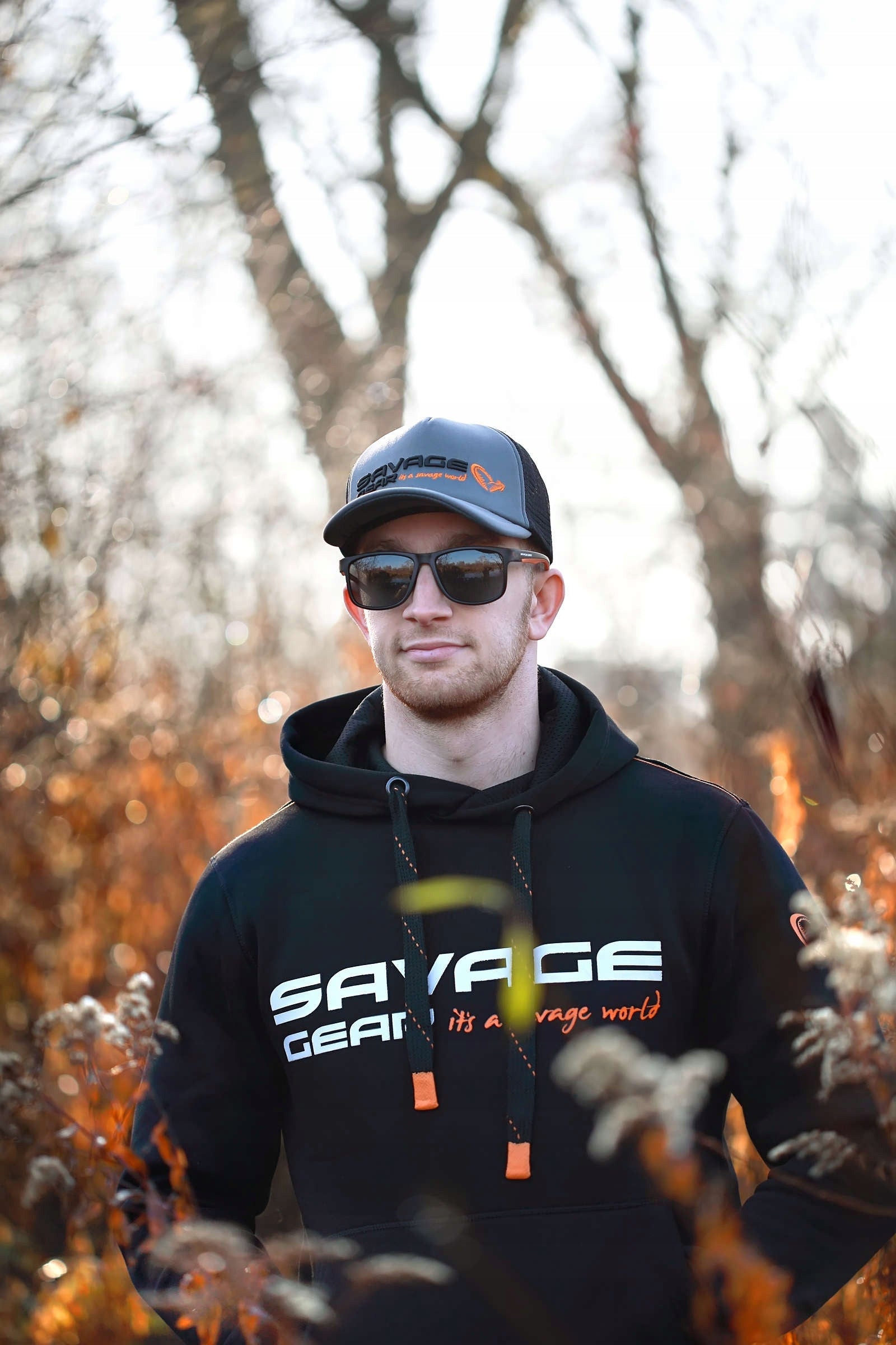 Savage Gear Cosmo Hoodie Black Size S Kind slip over with hood