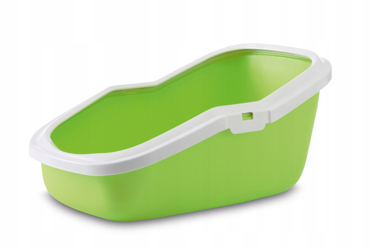 Savic | Aseo open cat litter box | 56X43,9cm - White / lemon Brand Savic