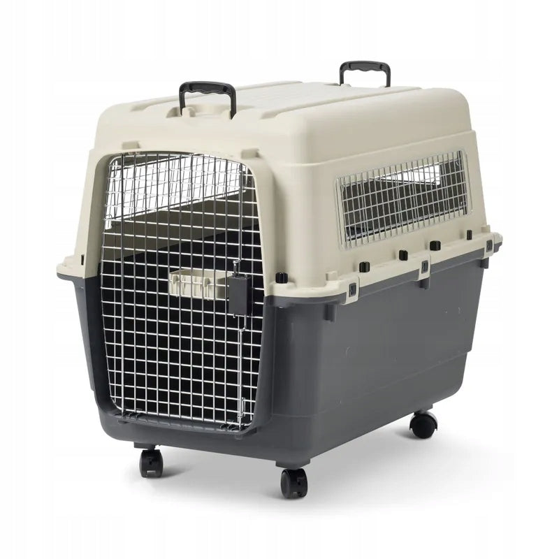 Savic Dog Transporter with Wheels Feria Andes 5 56x80x64,5cm to 25kg IATA Additional features large air vents foldable meets IATA requirements