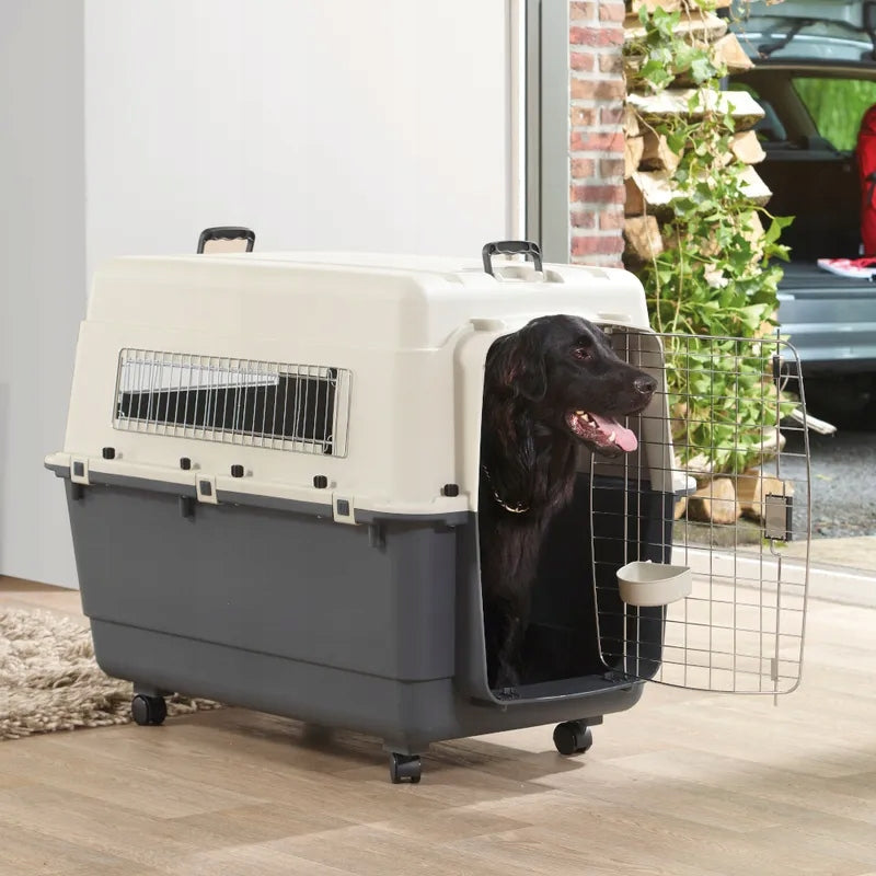 Savic Dog Transporter with Wheels Feria Andes 5 56x80x64,5cm to 25kg IATA Brand Savic