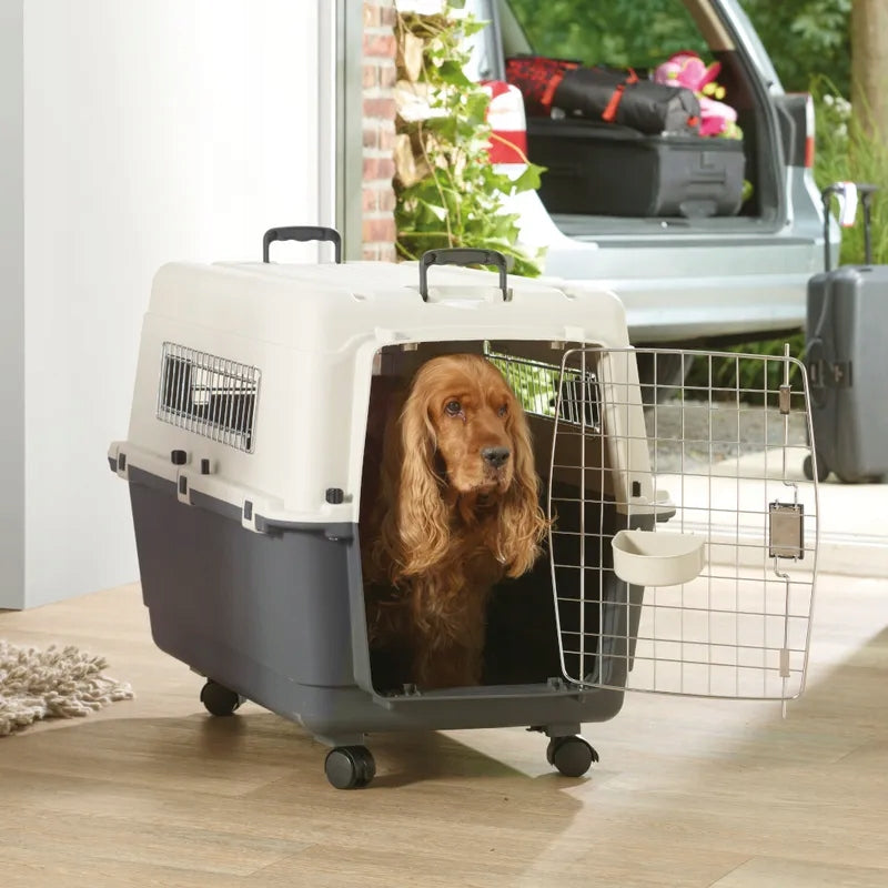 Savic Dog Transporter with Wheels Feria Andes 5 56x80x64,5cm to 25kg IATA Manufacturer code 390496