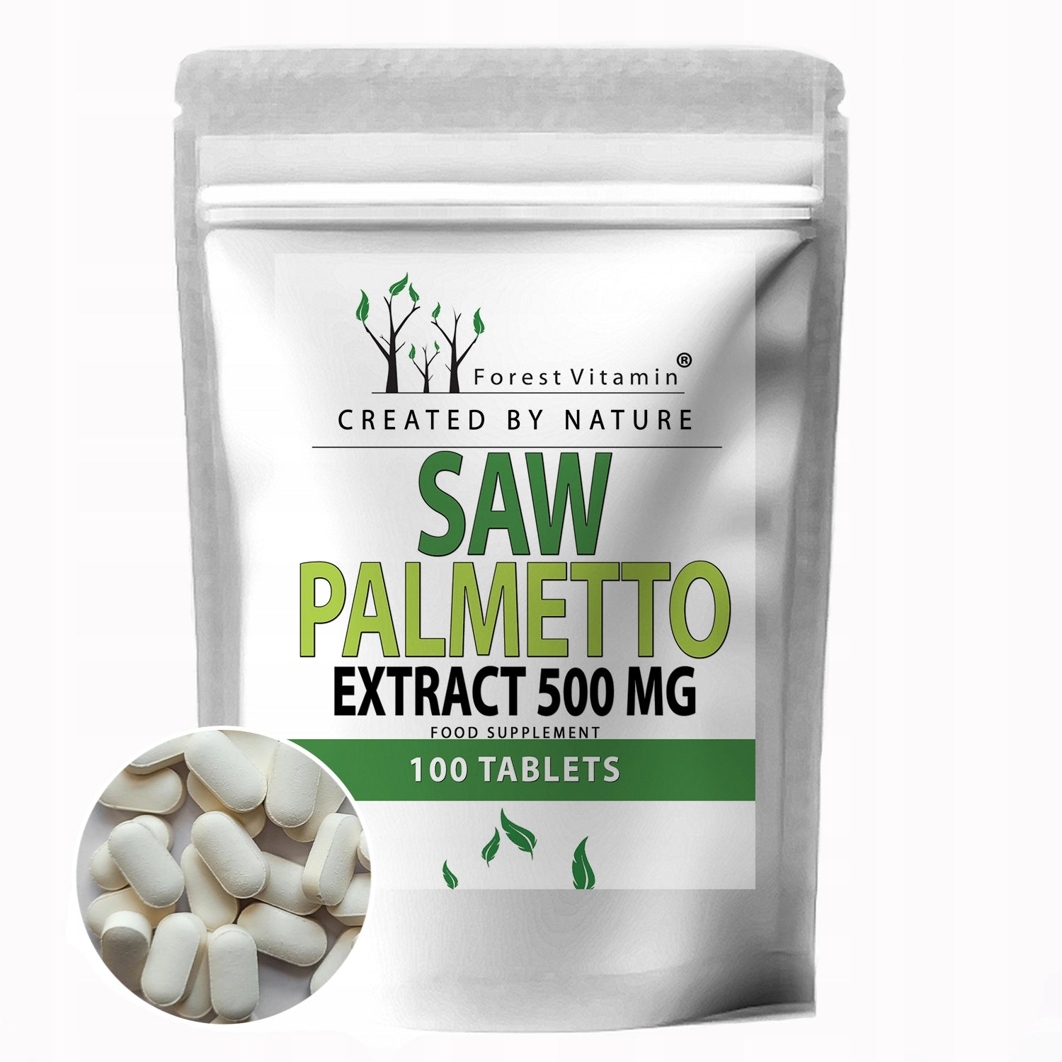 Saw Palmetto 500mg 100tabs SAW PALMETTO LIBIDO PROSTATE VEGE