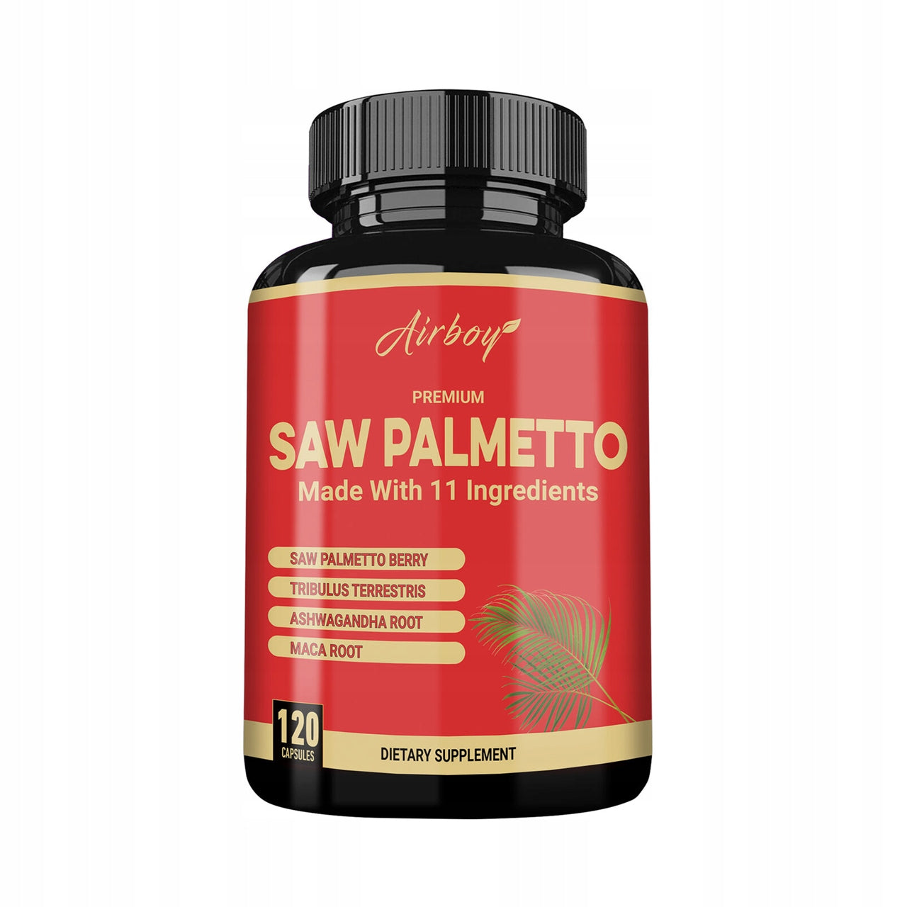 Saw Palmetto - with Ashwagandha, Tribulus, Shilajit, green tea, maca