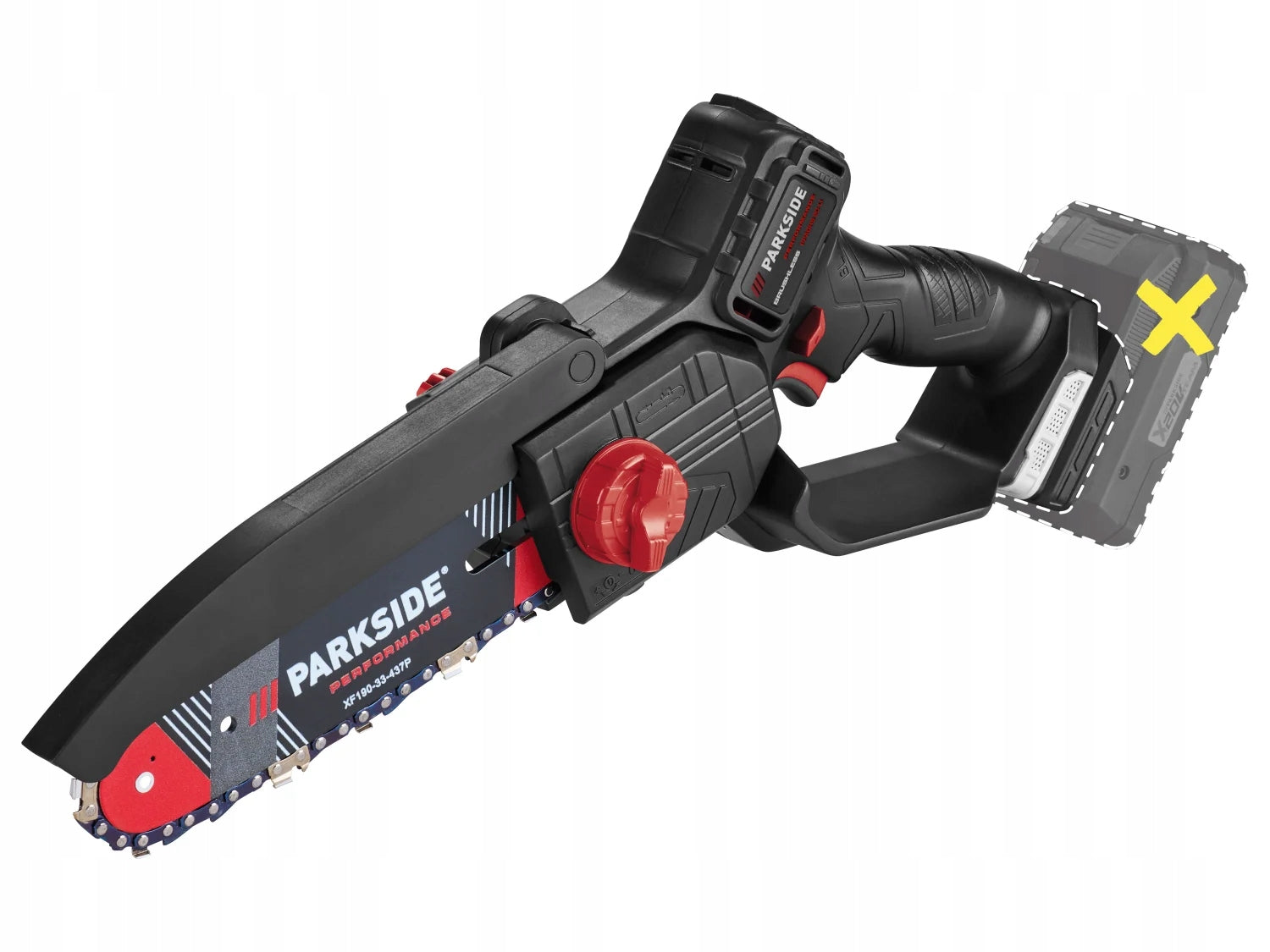 Saw saw Parkside Performance PPAGHS 20-Li A1 automatic lubrication! Brand Parkside