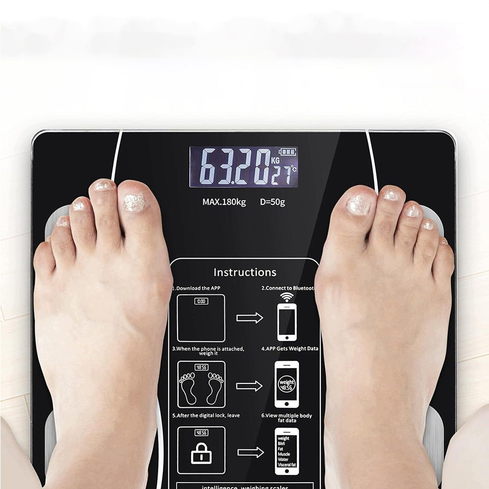 Scale Smart BEDEE With Body Composition Analyzer Bluetooth 13 Parameters Brand Bedee
