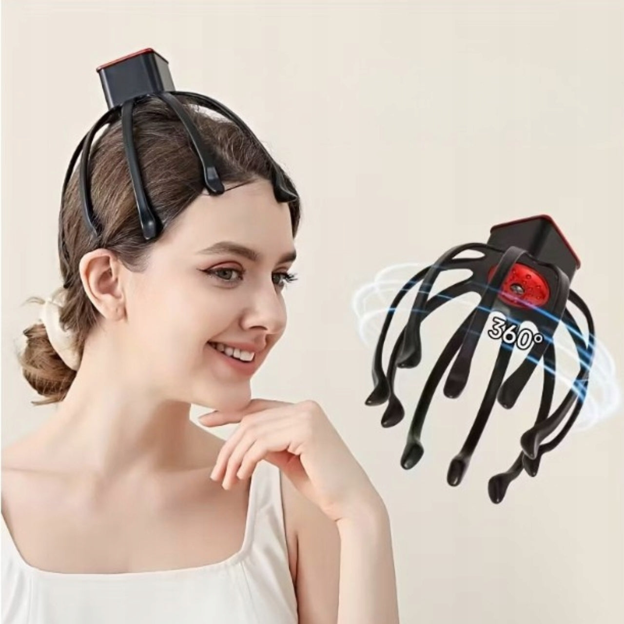 Scalp Massager Electric Relaxing USB 3 Speed Relaxing Medical device no