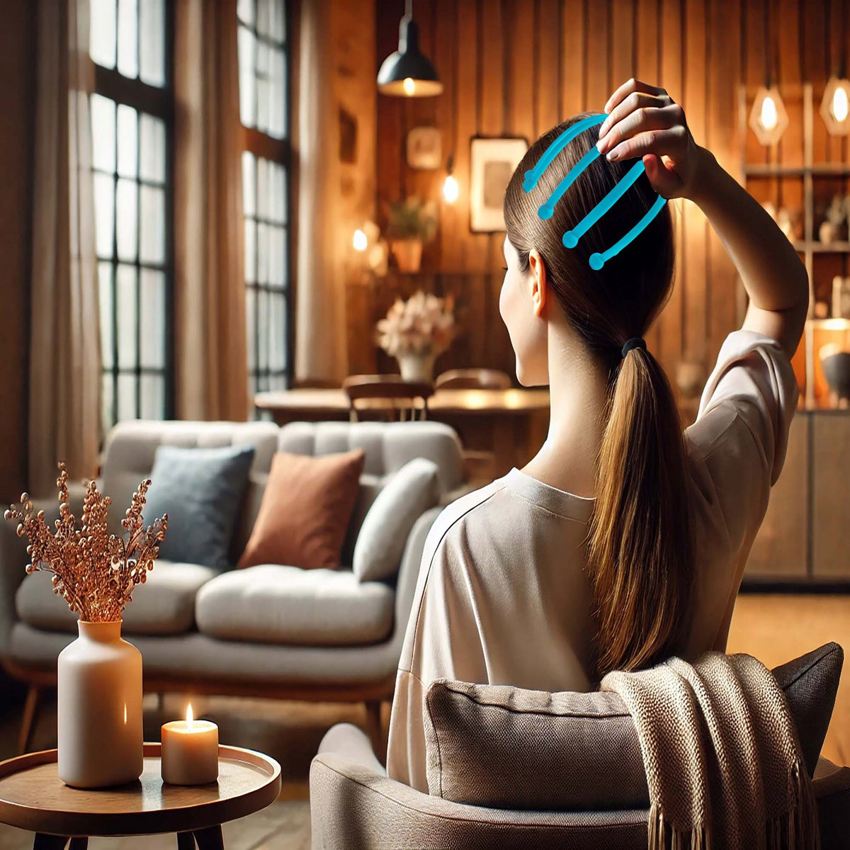 Scalp massager for massage and hair care hair growth Brand Abisal