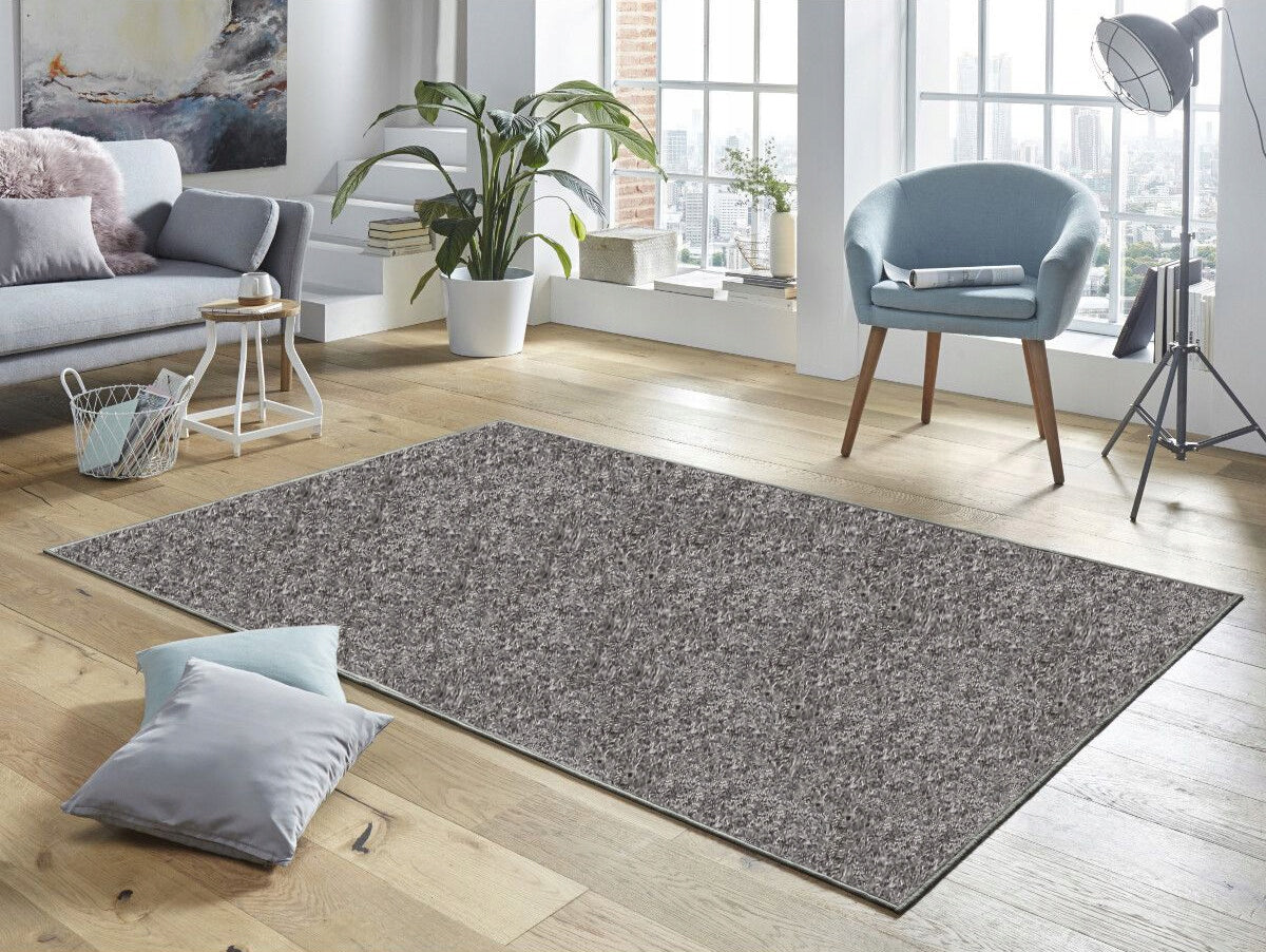 Scandinavian Carpet Grey Soft 160x230 VELVET Living Room Stain Resistant Manufacturer code WYKŁADZINA DYWANOWA SHAGGY SUPER MIĘKKA