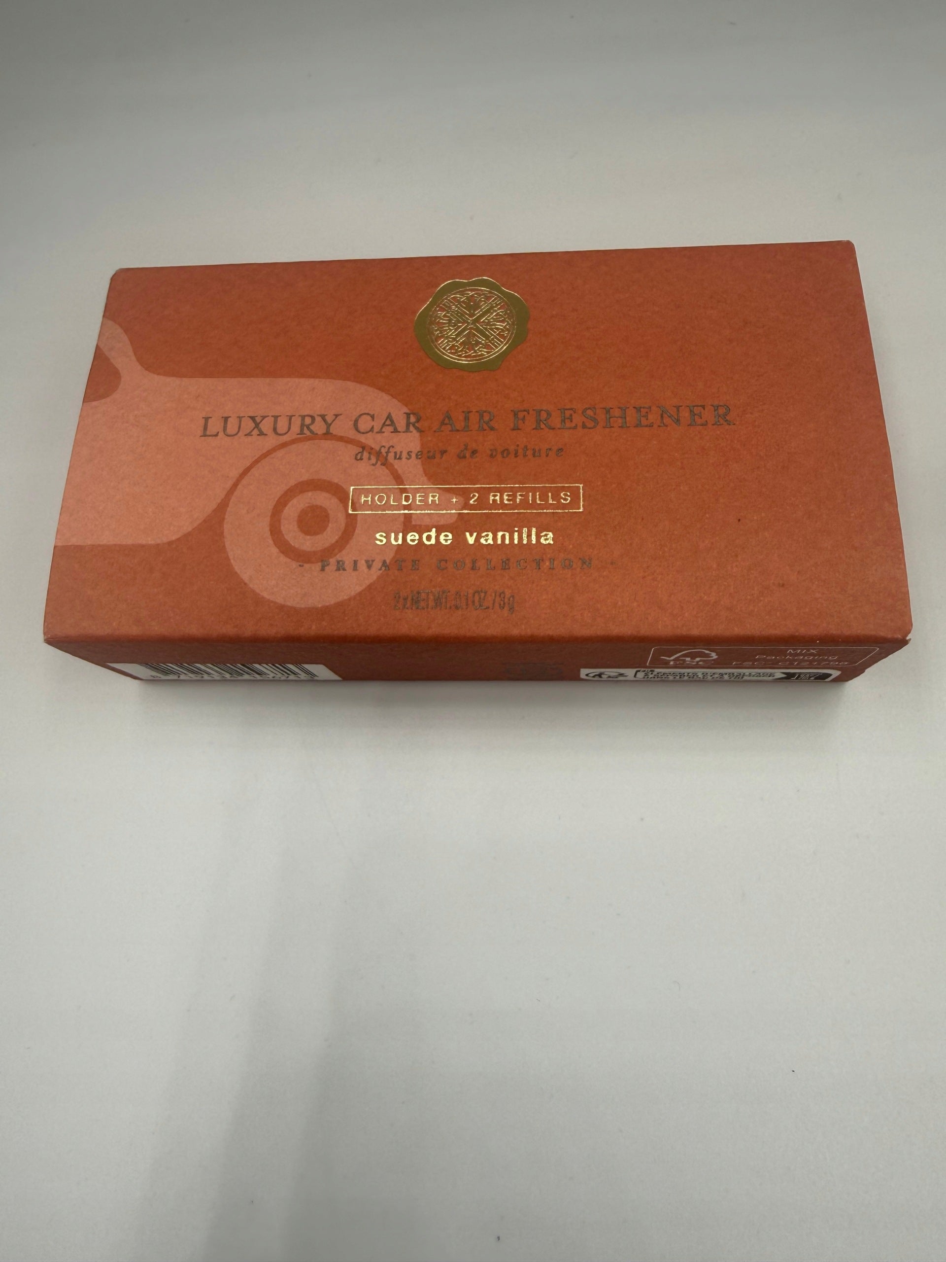 Scent for car RITUALS Suede Vanilla Holder and 2 car cartridges 2x 3g Packaging status original