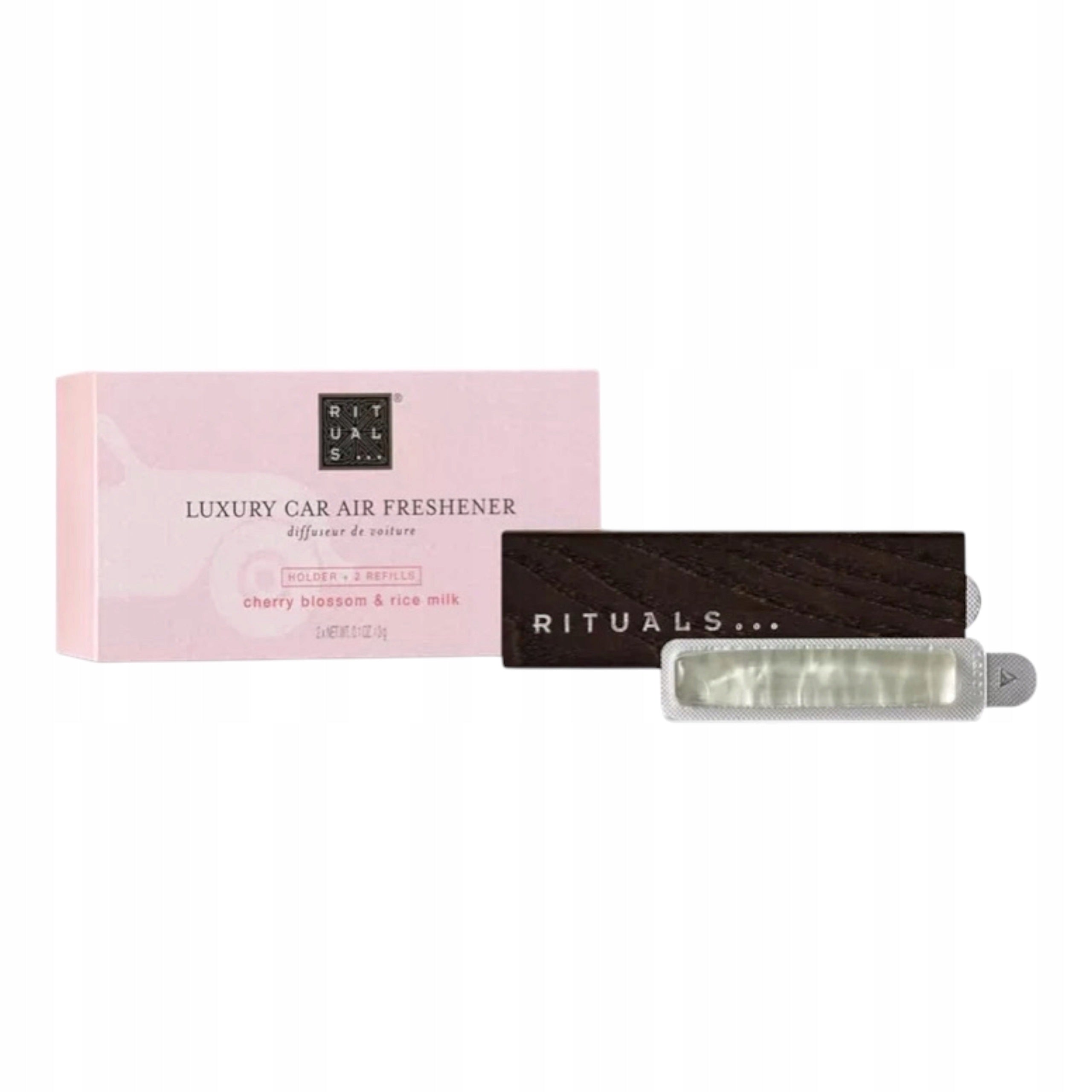Scent for car RITUALS of Sakura Cherry Rice Holder and 2 car cartridges