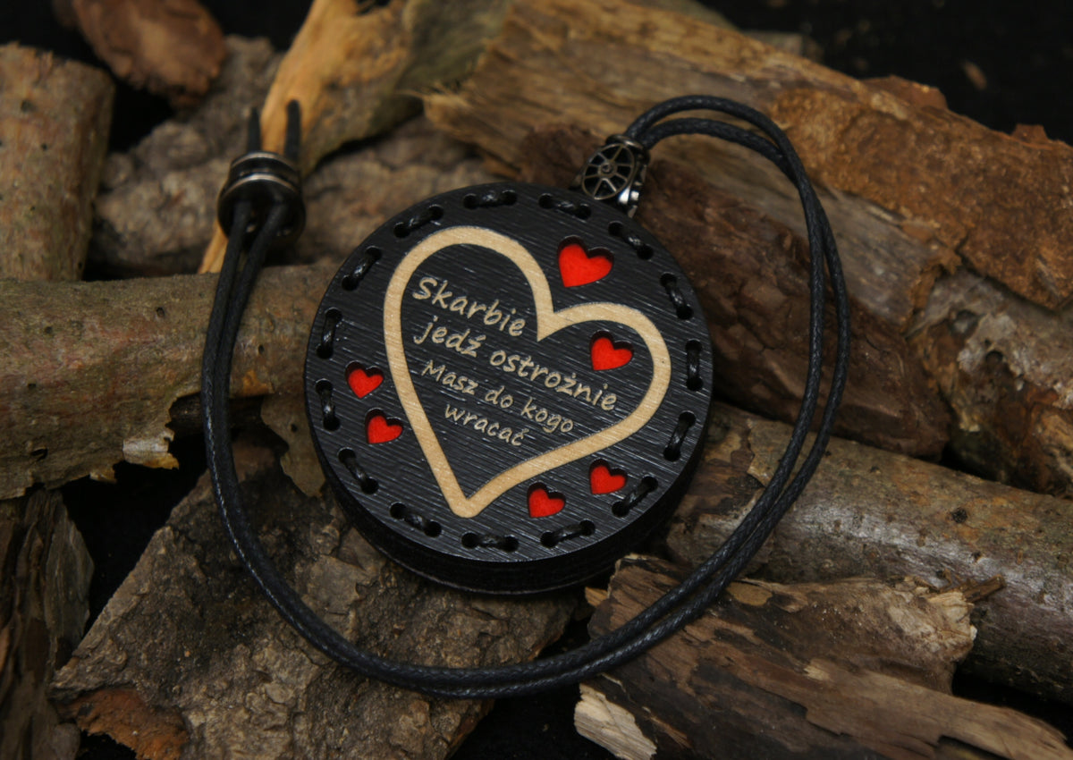 Scent for car wooden pendant Deconet - Treasures drive carefully EAN (GTIN) 5905601741572