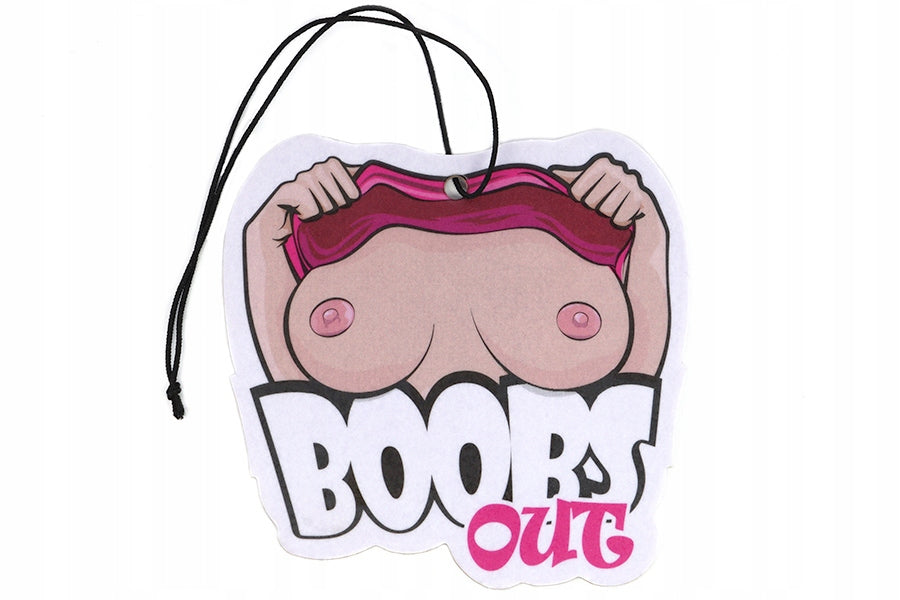 Scent pendant fragrance for car BOOBS OUT BIG Packaging status original