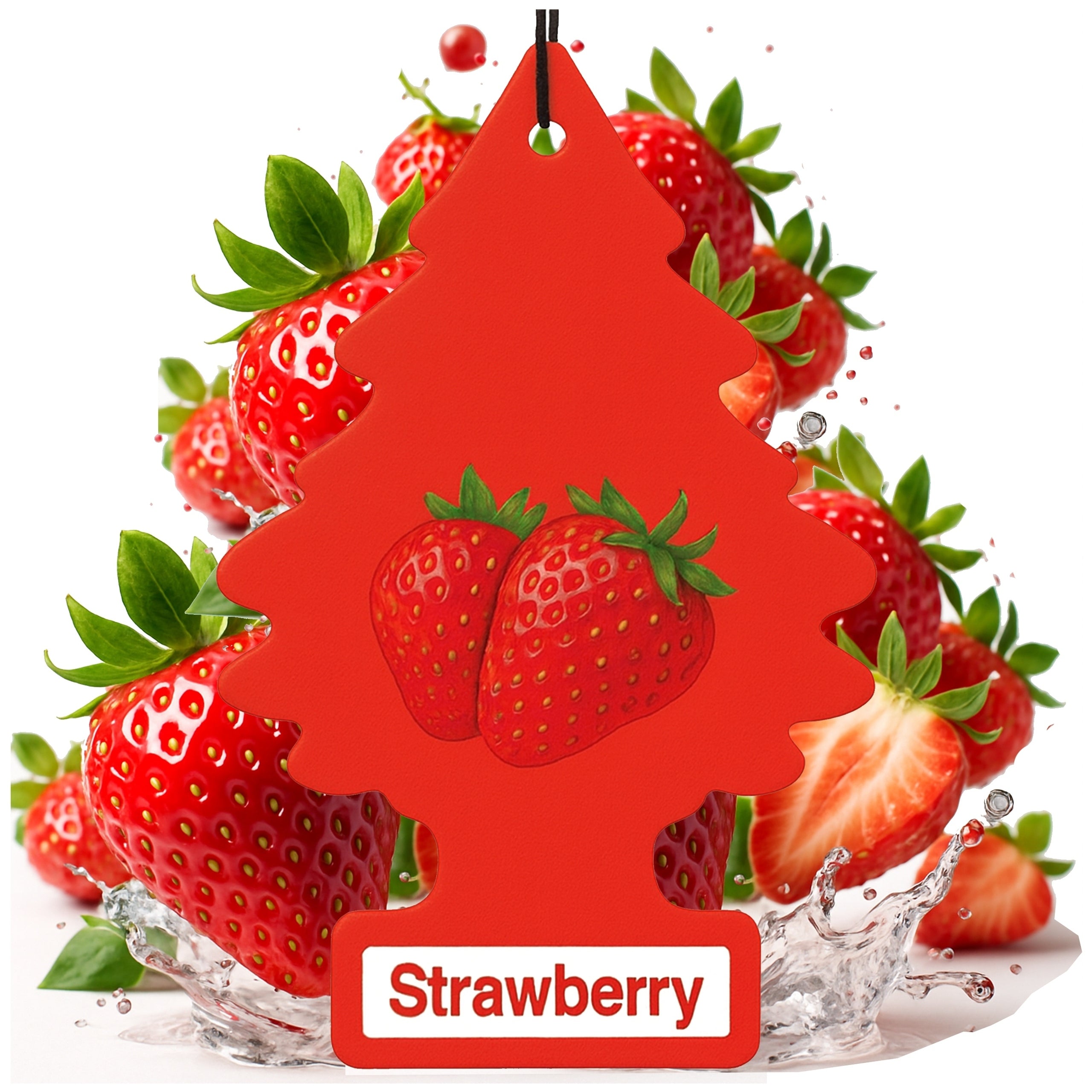 Scented Christmas Tree STRAWBERRY Christmas Tree Strawberry Scented Pendant
