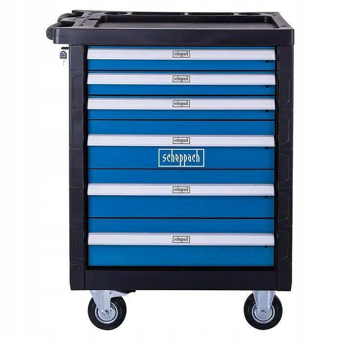 Scheppach TW1150 workshop trolley 6 drawers 70 el. Cr-V Workshop cabinet Product weight with unit packaging 40 kg