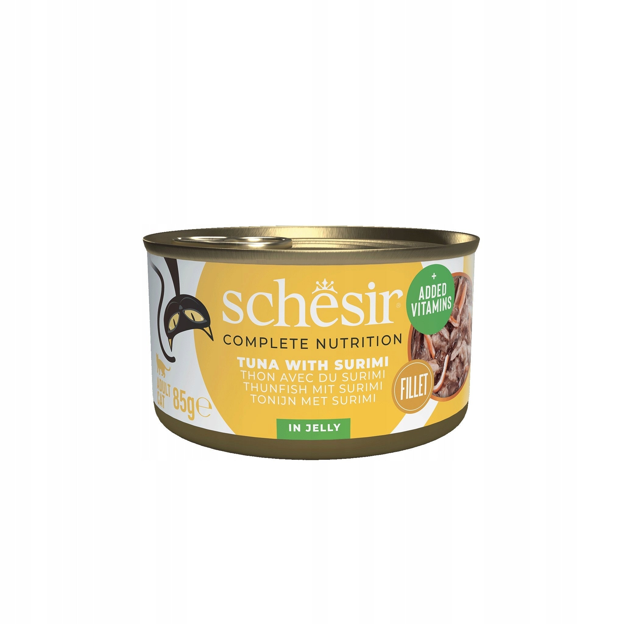 Schesir C&B wet cat food tuna with surimi in jelly 85g