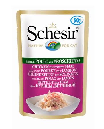 Schesir Chicken with ham sachet 50g