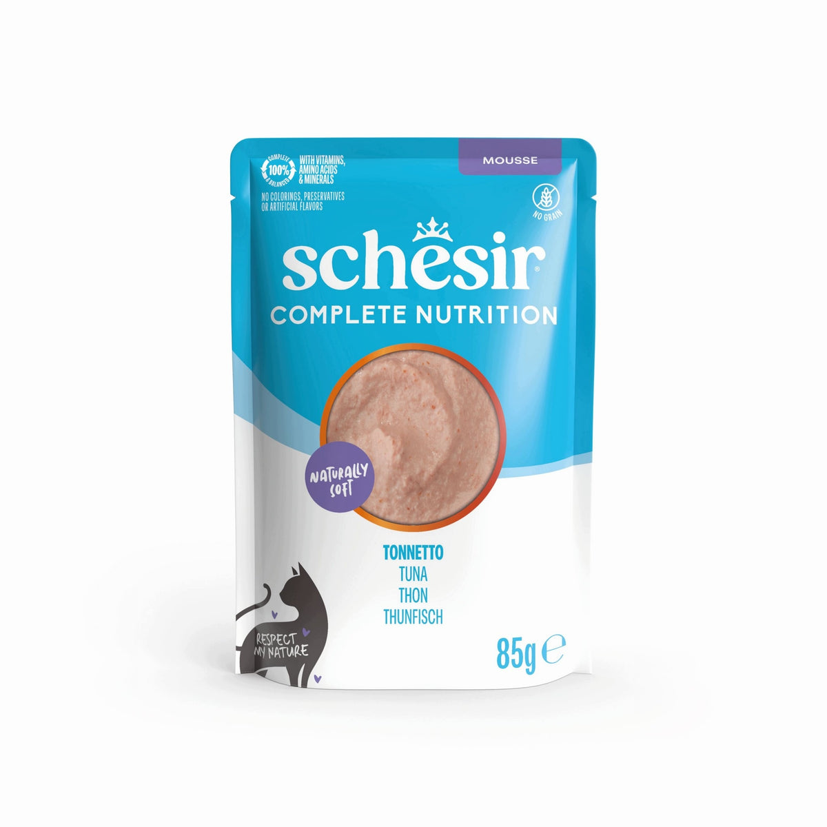 Schesir Complete Nutrition Tuna Mousse 85g Sachet