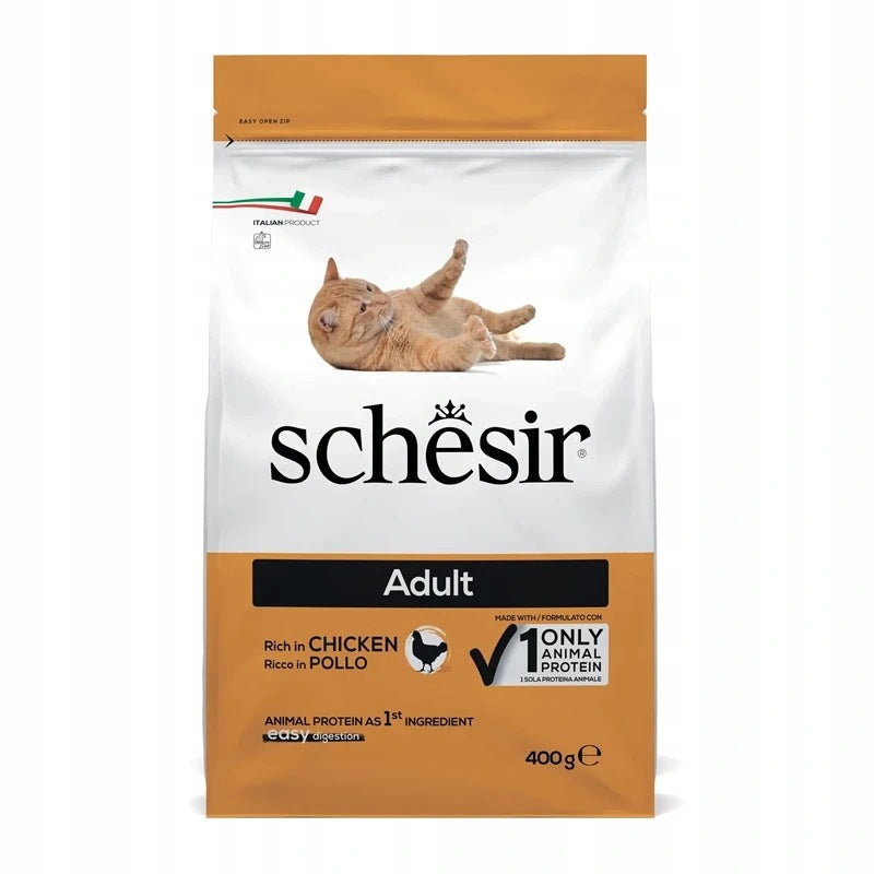 Schesir Dry Cat Food Adult Chicken 400g