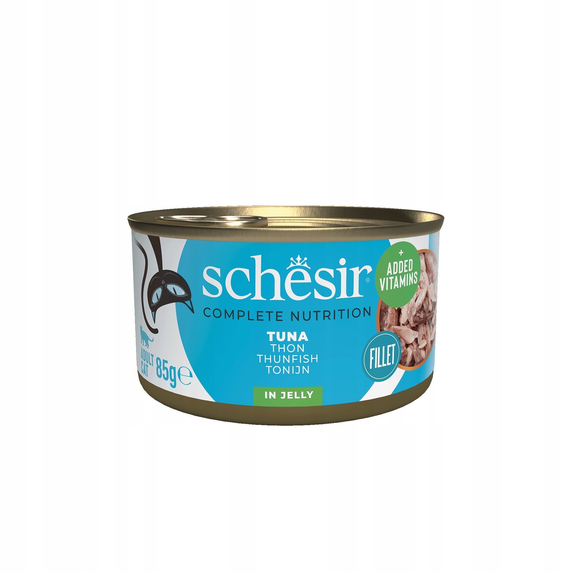 Schesir for cats, tuna in jelly, 85g can Packaging type can