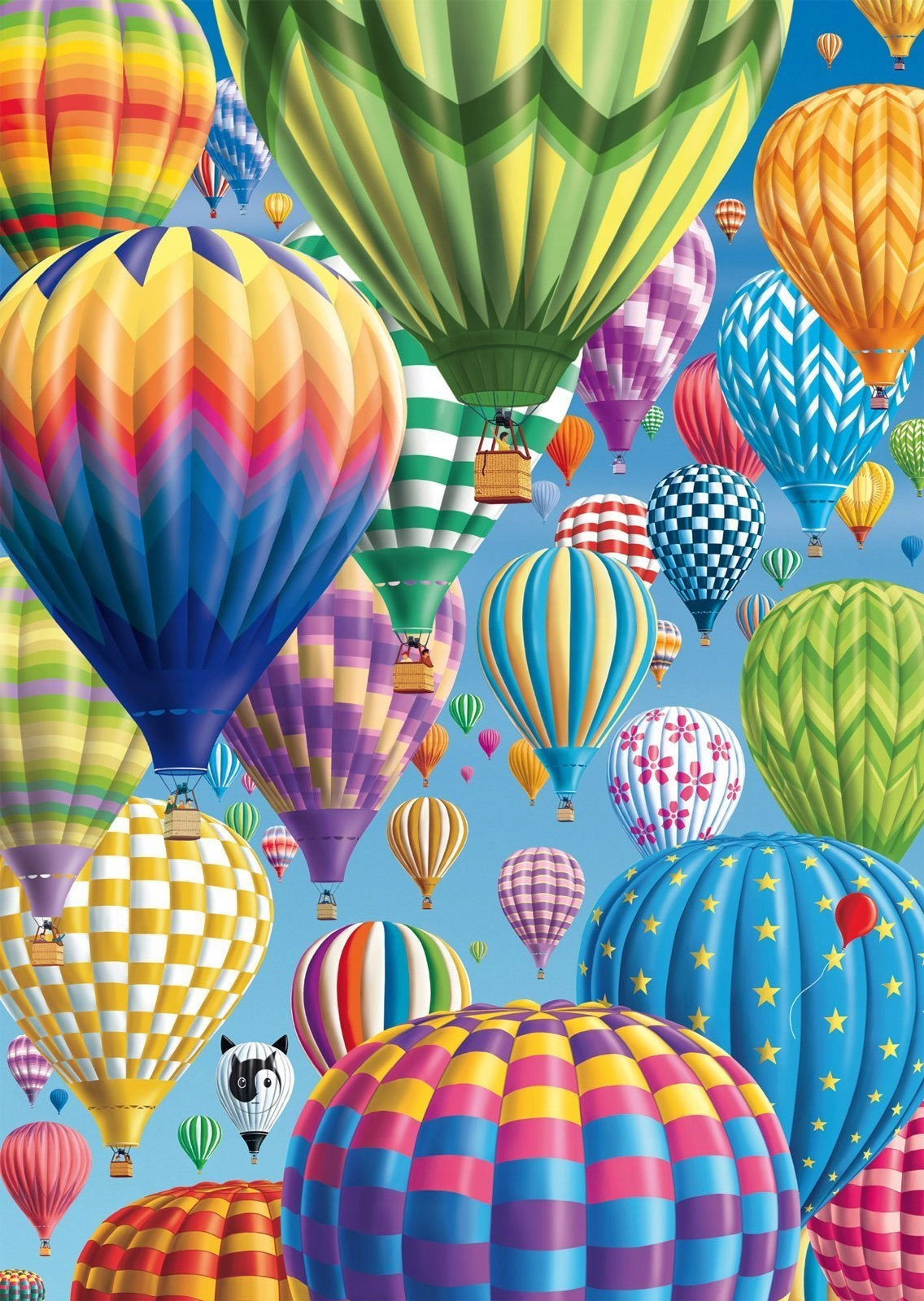 Puzzle Flug bunter Luftballons Schmidt Spiele, 1000 d. 