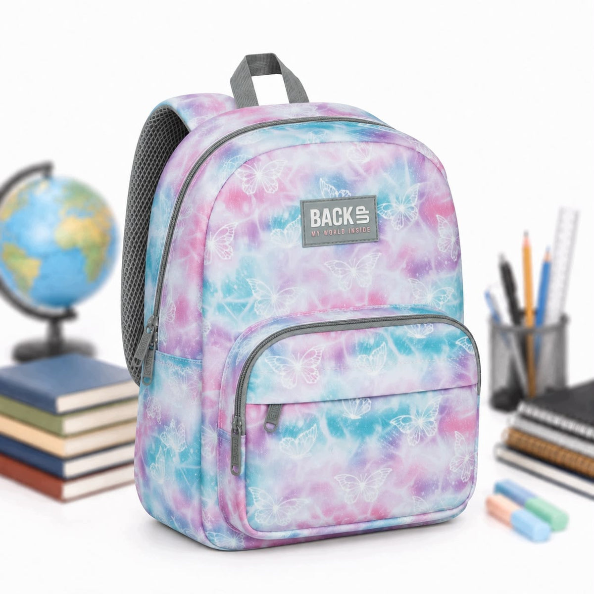 School Airplane Backpack Women's Hiking Youth Colorful Large