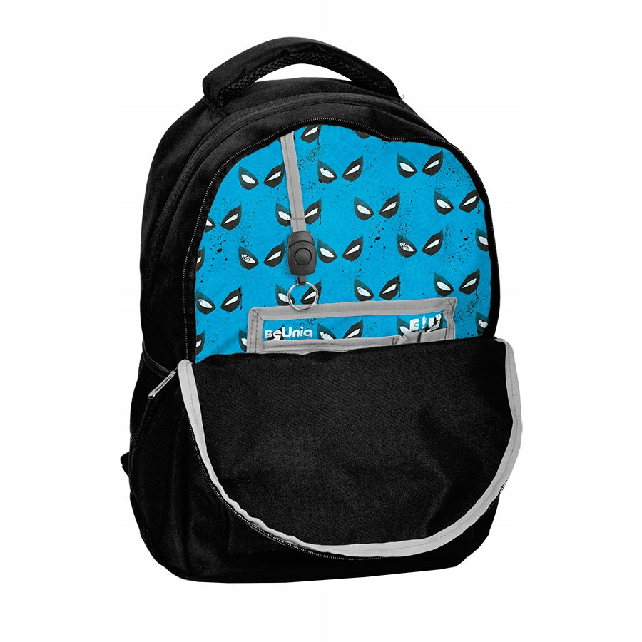 School BACKPACK SPIDERMAN BeUniq black Brand Paso